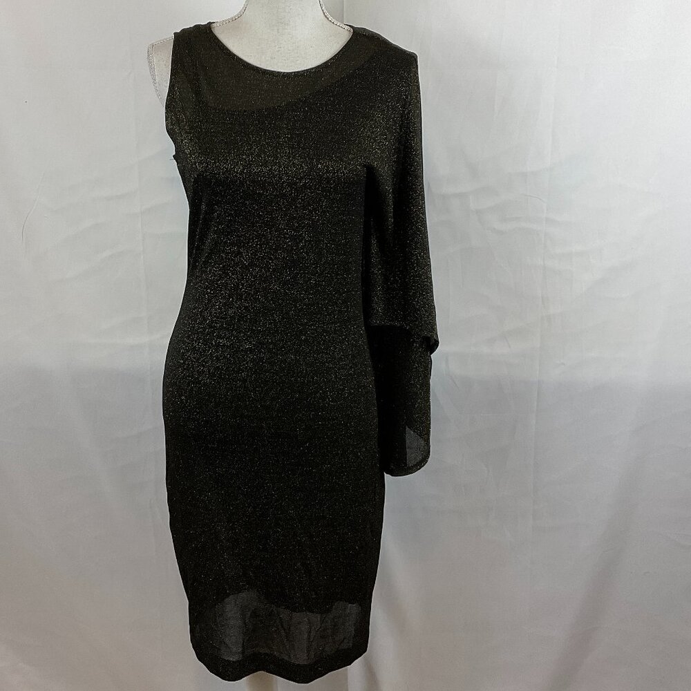 Ted Baker Black One-Shoulder Dress